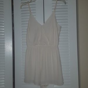 Forever 21 cream romper
